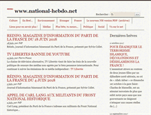Tablet Screenshot of national-hebdo.net